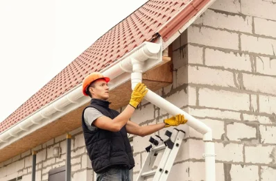 Pose et remplacement de gouttières à Neurey-en-Vaux